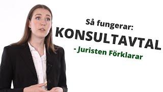 Konsultavtal | Så ska du tänka och göra | Juristen förklarar