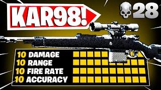 the #1 VANGUARD "KAR98" CLASS in WARZONE is UNSTOPPABLE! (BEST KAR98K CLASS SETUP/LOADOUT) FAST ADS!