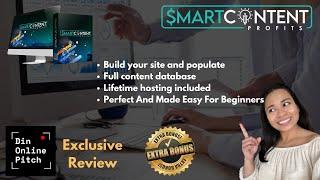 Smart Content Profits Honest Review with FREE Bonuses Included #SmartContentProfits