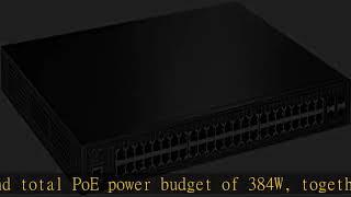 TP-Link TL-SG3452P | 48 Port Gigabit L2+ Managed PoE Switch | 48 PoE+ Port @384W, 4 x SFP Slots | P