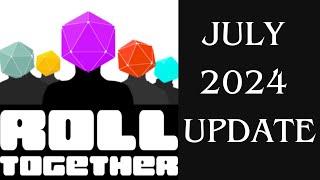 Roll Together RPG July 2024 Update