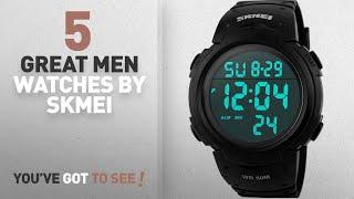 Top 10 Skmei Men Watches [ Winter 2018 ]: Men's Digital Sports Watch LED Screen Large Face Military