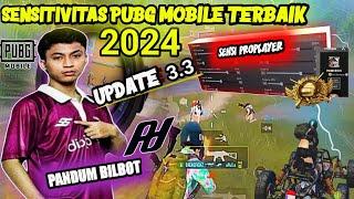 SENSITIVITAS PUBG MOBILE TERBAIK 2024SENSI TERBARU PANDUM BILBOT UPDATE 3.3 PUBGM (NO RECOIL) GYRO