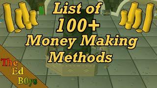 A List of 100+ Money Making Methods | OSRS Money Making List