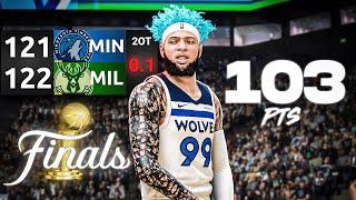 INSANE 103 PT Double OT Game In The NBA FINALS! NBA 2K25 MyCareer