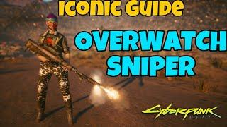 CYBERPUNK 2077: Iconic "OVERWATCH" Sniper Guide! (INSANE Headshot damage...)