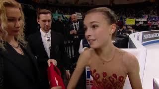 АННА ЩЕРБАКОВА  /Лас-Вегас 20.10.2019/  Skate America  (ПП) 160.16 балла - 1 место.