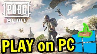  How to PLAY [ PUBG MOBILE ] on PC ▶ DOWNLOAD and INSTALL