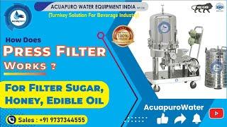 Sugar Press Filter | How does a Filter Press Work? | Filter Press Working | Filter Press Application