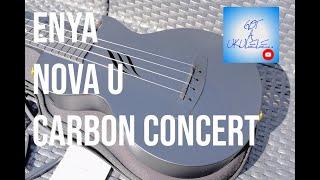 Got A Ukulele Reviews - Enya Nova U Carbon Travel Concert
