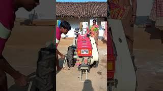 Vst shakti power tiller engine start #tiller_video #powertiller