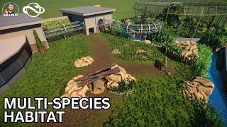 Building Baboon & Tortoise Island - A Multi Species Planet Zoo Habitat