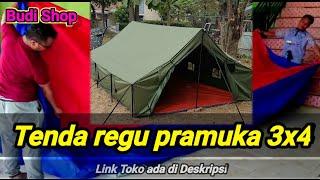 Tenda regu pramuka Cocok untuk Camping