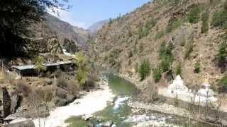 Part 1 - The road from Paro to Thimphu. Bhutan