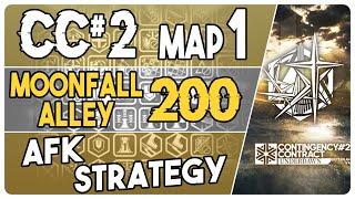 CC#2 Rotating Map 1 - Moonfall Alley 200 Points | AFK + Low End Strategy | Underdawn |【Arknights】