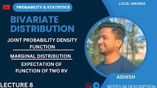 Joint Probability Density Function ll Marginal distribution ll Probability and Statistics ll BSC