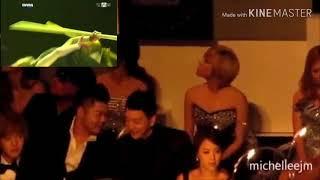 Super junior ft. SNSD reaction to Miss A Goodbye baby  ( MAMA 2011 SINGAPORE)