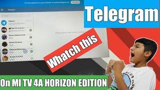 How To Use Telegram On Android TV | Mi TV & Mi Box