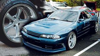 Pandem USA R32 1991 Nissan Skyline GTR *WIDEBODY* gets some  Work VSKFs 18x13