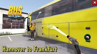 Bus Simulator Ultimate - Gameplay | Bus Trip from Hannover to Frankfurt