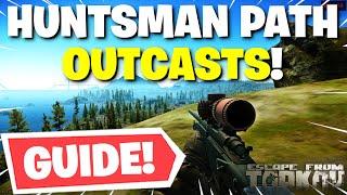 Escape From Tarkov PVE - The Huntsman Path Outcasts Task Guide - How To Kill 10 Rogues STRESS FREE!
