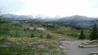 Monarch viewpoint sunshine meadows hike in banff national park