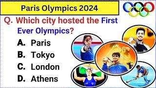 Paris Olympics 2024 GK | Paris Olympics important Questions | Sports GK | Sports Current Affairs