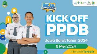 Kick OFF PPDB SMA, SMK, dan SLB Tahun 2024