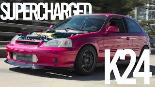 "Her K24" | Supercharged K24 EK Hatch | Canon Eos R10 (4K)