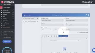 Let your resume write itself with 21,324 pre-written phrases | Kickresume Autopilot