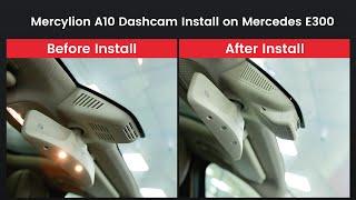 MERCYLION OEM Style Dashcam A10 Install on Mercedes E300 2019