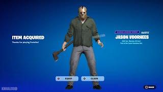 How To Get the Jason Voorhees Skin FREE In Fortnite (Unlocked LEGO Jason Voorhees Style)