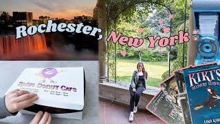 Rochester, NY Road trip + Book Haul l Things to eat, see & do