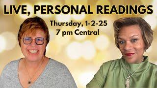 LIVE Personal Personal Readings With Susan & Afefe!