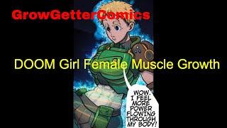 Doom Girl - Female Muscle Growth Preview