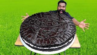 Oreo Chocolate Cake | Giant Oreo Cake Recipe | ഒറിയോ ബിസ്‌ക്കറ് കൊണ്ട് കേക്ക് | M4 Tech |