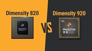 MediaTek Dimensity 820 VS MediaTek Dimensity 920 | Full Comparison