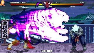 SUPREME SAGAT VS ONI AKUMA