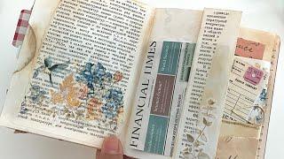 Adding Pages to my Handmade Journal Part 2 Junk Journal Inspiration Pockets Inserts