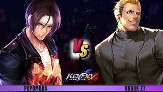 KOFXV DBJ ET  (Yamazaki/Heidern/Goenitz) Vs POPOMURA (Kyo/Beni/Ryo) The king of Fighters XV #kof15