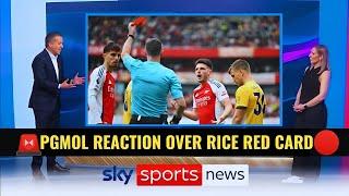  NOW️: PGMOL's REACTION  Over Declan Rice's Red Card just REVEALED!  WATCH FULL VIDEO 