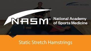 Static Stretch   Hamstrings