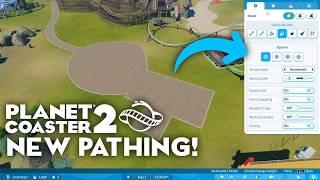 THE NEW PATHING Tool is a revolution! Planet Coaster 2 Gameplay