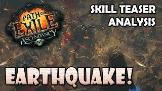 Path of Exile Ascendancy: EARTHQUAKE Skill Teaser 1st Impressions & Analysis