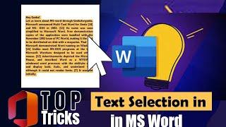 Master Selecting Text in Word - The Ultimate Mouse & Keyboard Guide