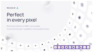 The Icon of - Icon set perfect in every pixel