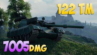 122 TM - 5 Frags 7K Damage - Simple management! - World Of Tanks