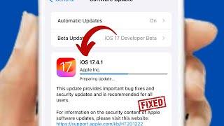FIXED: iPhone Stuck on Preparing Update in iPhone or iPad iOS 17.4.1