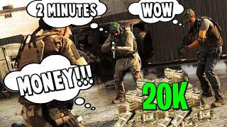 How To Make Money Very Fast In Call Of Duty Warzone | Make 20K Cash In 2 Minutes (GUIDE)