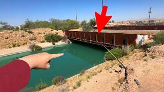 This Desert Bridge Holds BIG Fish? (Very Unexpected)